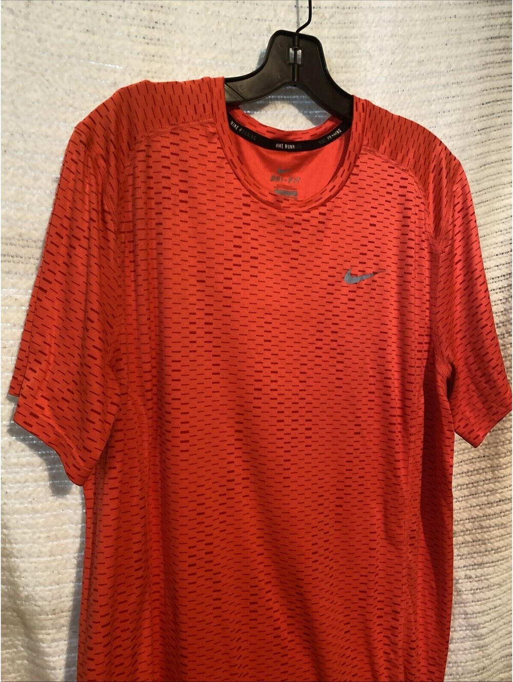 Nike Dri Fit Running Org Shirt Large L Training Active Sports Workout EUC Size X